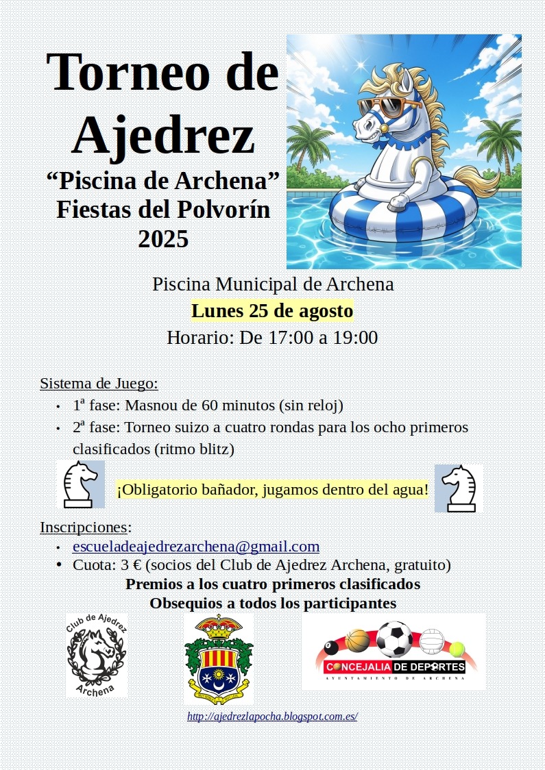 Cartel 2 Torneo Pisciniero