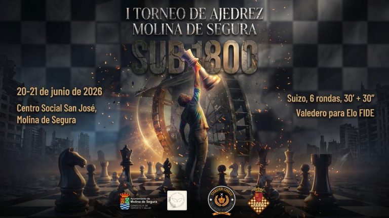 I TORNEO DE AJEDREZ SUB-1800 MOLINA DE SEGURA